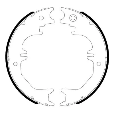 Brake Shoe Set, parking brake