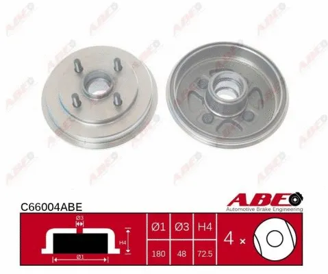 Brake Drum (C66004ABE)