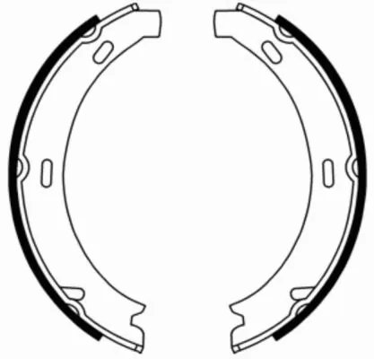 Brake Shoe Set, parking brake