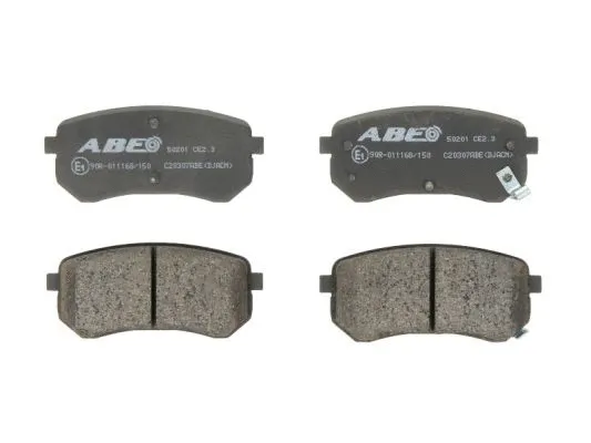 Brake Pad Set, disc brake (C20307ABE)