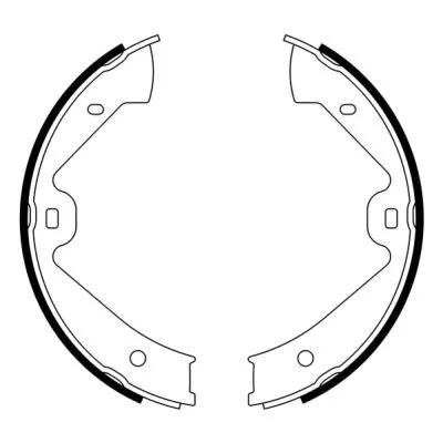 Brake Shoe Set, parking brake