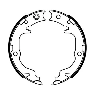 Brake Shoe Set, parking brake