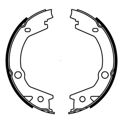 Brake Shoe Set, parking brake (C00527ABE)