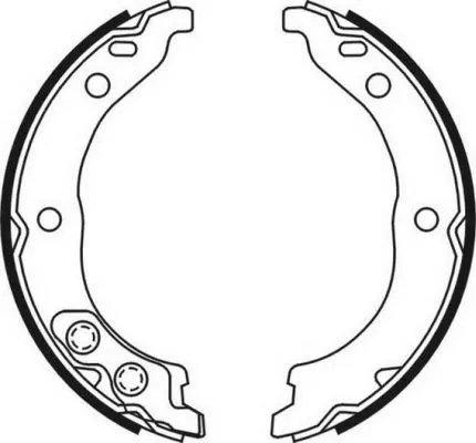 Brake Shoe Set, parking brake (CRP002ABE)