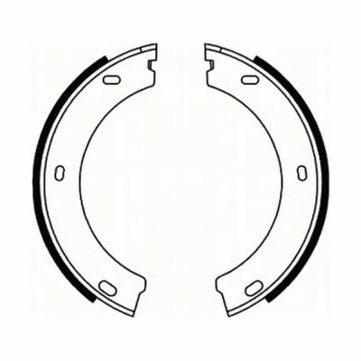 Brake Shoe Set, parking brake (CRP000ABE)
