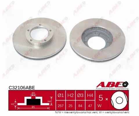 Brake Disc (C32106ABE)