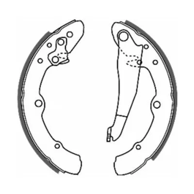Brake Shoe Set (C0W014ABE)