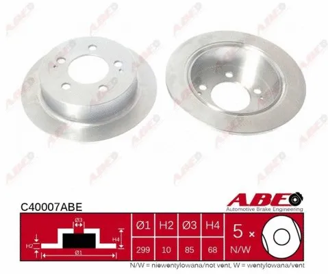 Brake Disc (C40007ABE)