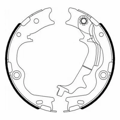 Brake Shoe Set, parking brake