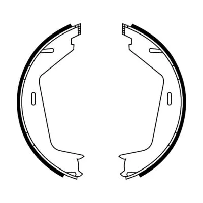 Brake Shoe Set, parking brake