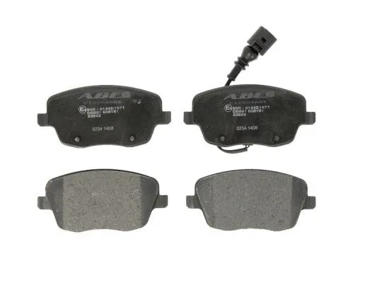 Brake Pad Set, disc brake (C1S004ABE)