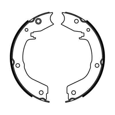 Brake Shoe Set, parking brake (C05061ABE)