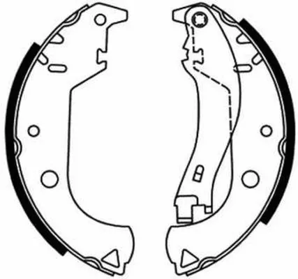 Brake Shoe Set (C0F020ABE)