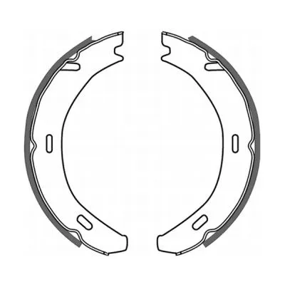 Brake Shoe Set, parking brake (CRM002ABE)
