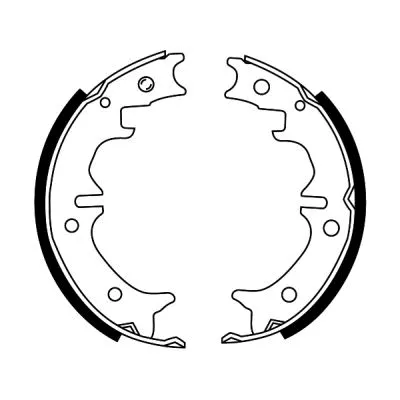 Brake Shoe Set, parking brake