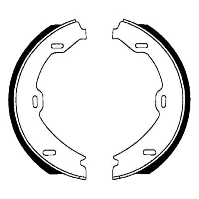 Brake Shoe Set, parking brake