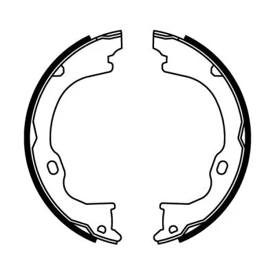 Brake Shoe Set, parking brake