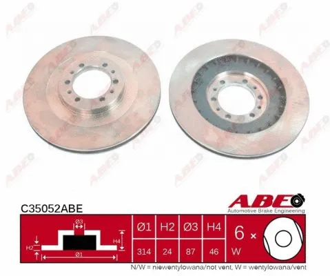 Brake Disc (C35052ABE)