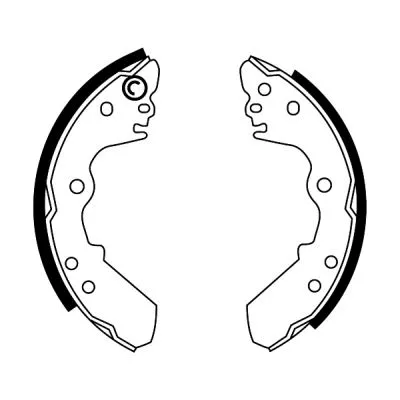 Brake Shoe Set (C0X011ABE)