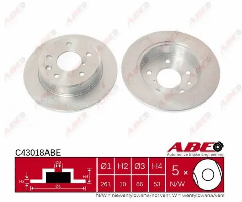 Brake Disc (C43018ABE)