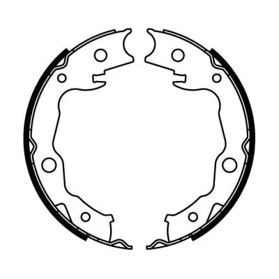 Brake Shoe Set, parking brake (C01063ABE)