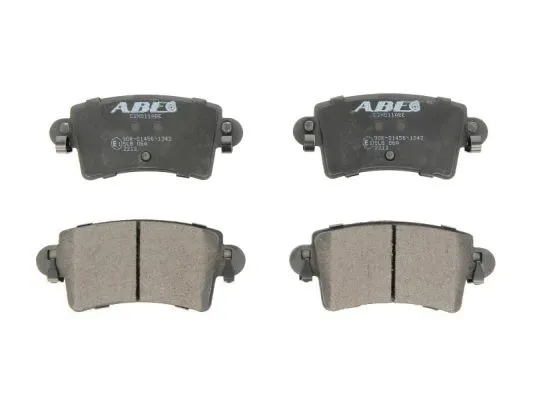 Brake Pad Set, disc brake (C2X011ABE)