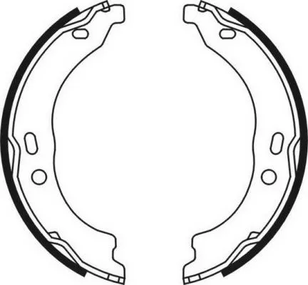 Brake Shoe Set, parking brake