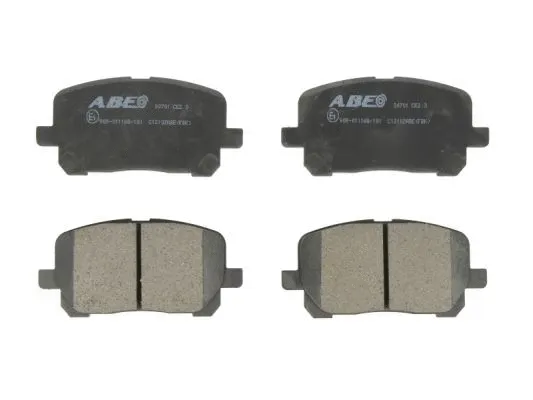 Brake Pad Set, disc brake (C12102ABE)