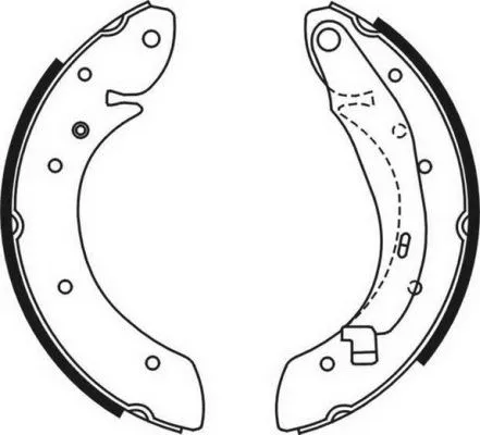 Brake Shoe Set (C0R030ABE)