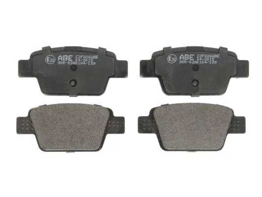 Brake Pad Set, disc brake (C2F006ABE-P)