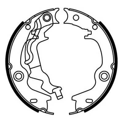 Brake Shoe Set, parking brake (C00525ABE)