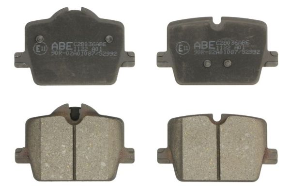 Brake Pad Set, disc brake (C2B036ABE)