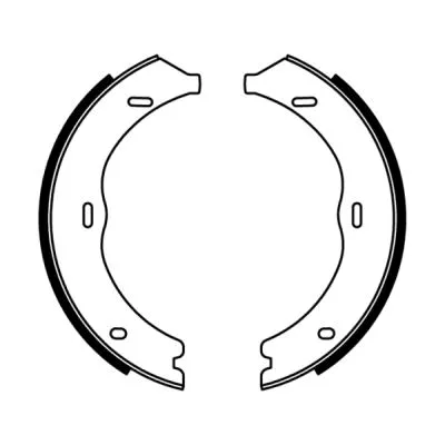 Brake Shoe Set, parking brake