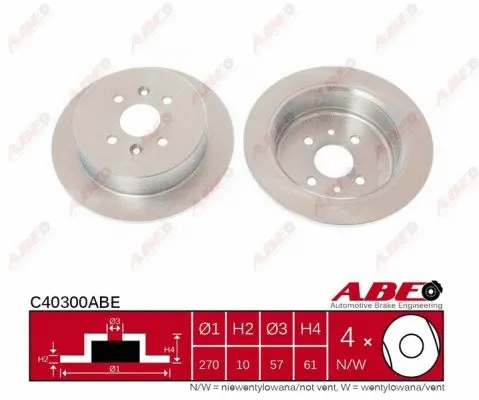 Brake Disc (C40300ABE)