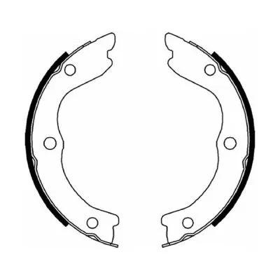 Brake Shoe Set, parking brake