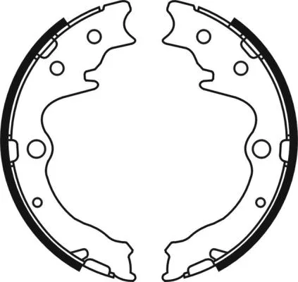 Brake Shoe Set, parking brake