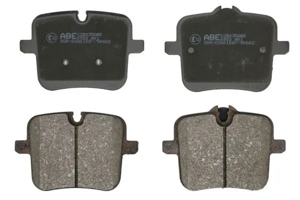 Brake Pad Set, disc brake (C2B035ABE)