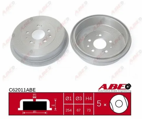 Brake Drum (C62011ABE)