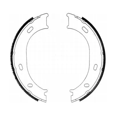 Brake Shoe Set, parking brake (CRM004ABE)