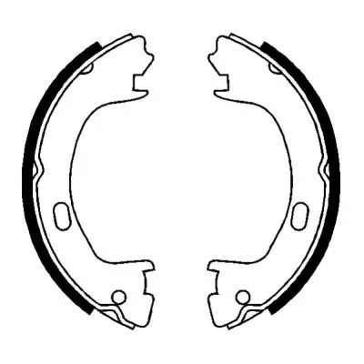Brake Shoe Set, parking brake