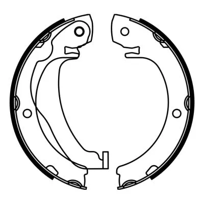 Brake Shoe Set, parking brake