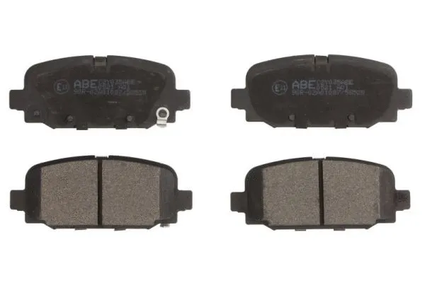 Brake Pad Set, disc brake (C2Y035ABE)