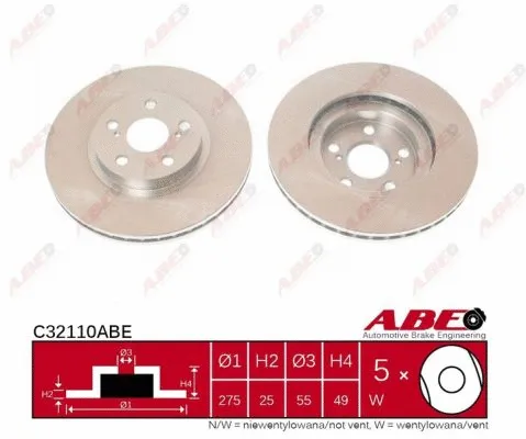 Brake Disc (C32110ABE)