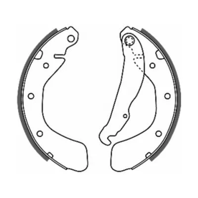 Brake Shoe Set (C0X007ABE)