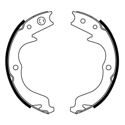 Brake Shoe Set, parking brake (C07013ABE)