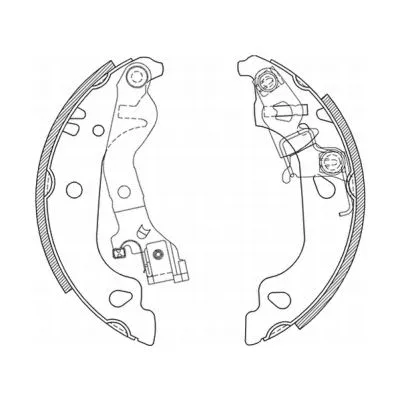 Brake Shoe Set (C0F018ABE)