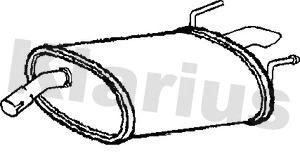 Rear Muffler (220994)