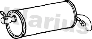 Rear Muffler (210539)