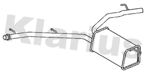 Rear Muffler (250855)