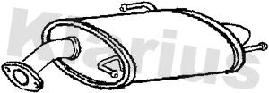 Rear Muffler (221150)